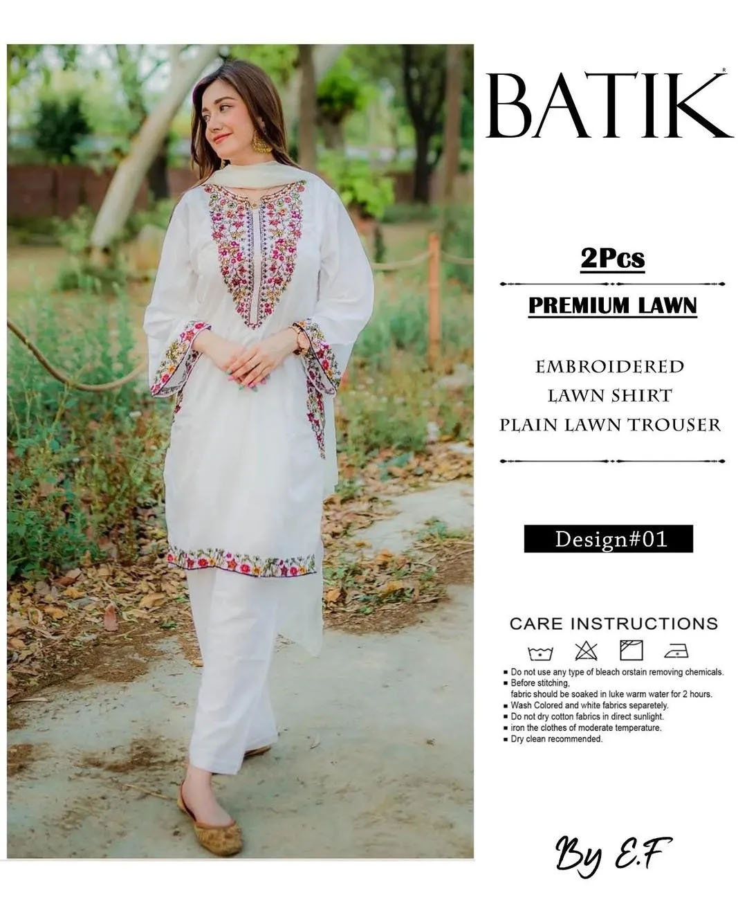 3 Pcs Women's Unstitched Embroidered Suit