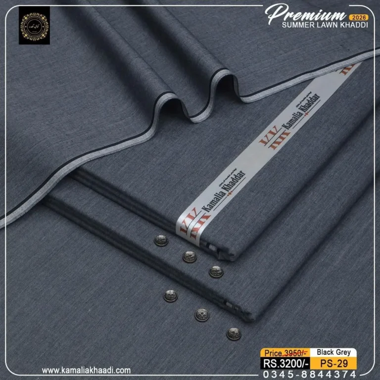 Men’s Unstitched Khaddar Plain Suit