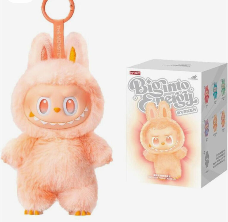 Multicolor Silicone Labubu Doll - 1 Pc for Kids